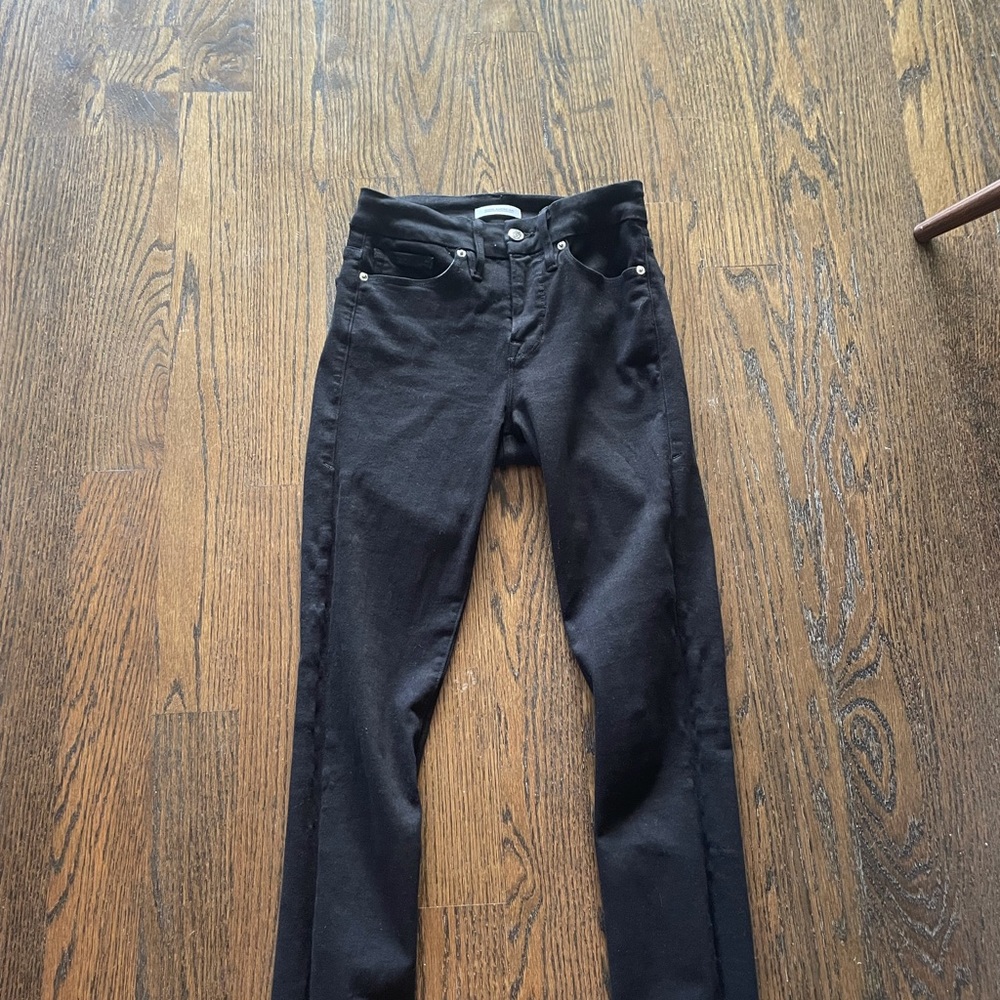 NEW!! Good American Good Legs Black Skinny size 2 - Picture 3 of 4